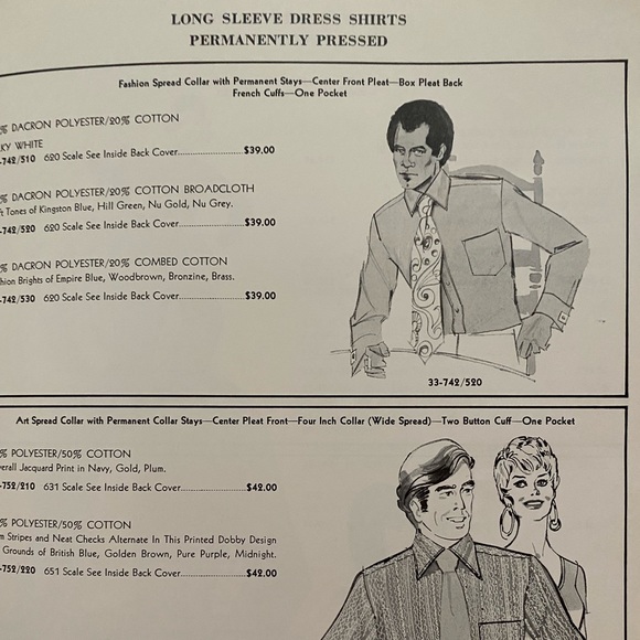 Vintage 1971 Mens Clothing Wholesale Catalog By Washington Manufacturing Co - Picture 7 of 12